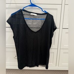 Rosemunde Copenhagen Black Lace Top